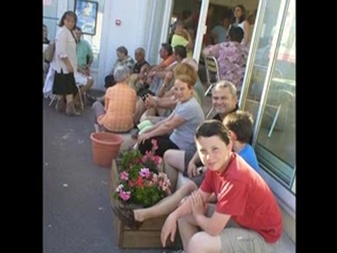 repas des résidents au camping l'orée de l'océan