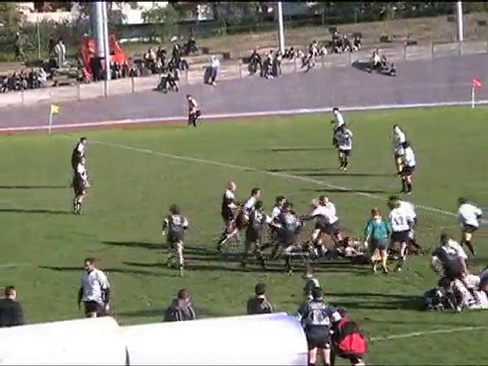 Les essais & le plaquage du match (RENNES E.C. - ACCB)