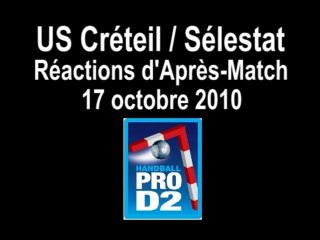 Réactions après Créteil Sélestat