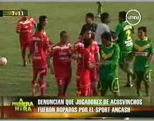 Jugadores del Hijos de Acosvinchos intoxicados