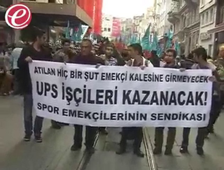 UPS Emekçilerini Taraftarlar Yanlız Bırakmadı