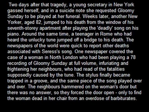 Gloomy Sunday - Rezso Seress