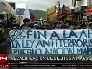 Justicia chilena estudia recalificar los delitos que señalan a los mapuche
