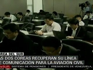 Las dos Coreas recuperan su línea de comunicación para la aviación civil