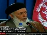 Ex presidente afgano se ofrece para negociar con talibanes