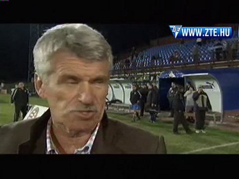 2010.10.16 Csank János nyilatkozott a Siófok-ZTE után