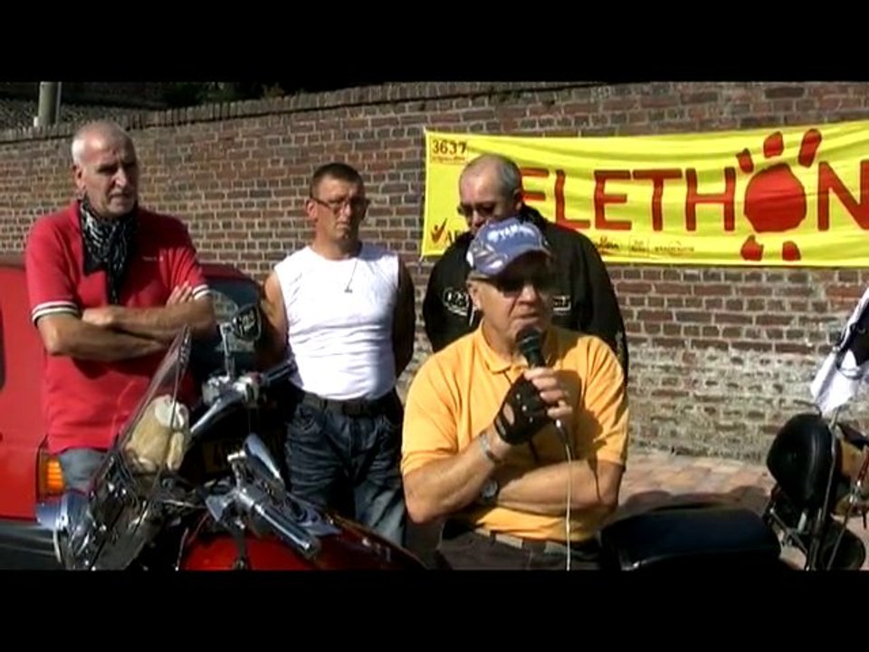 Des ballades en moto pour le Théléthon