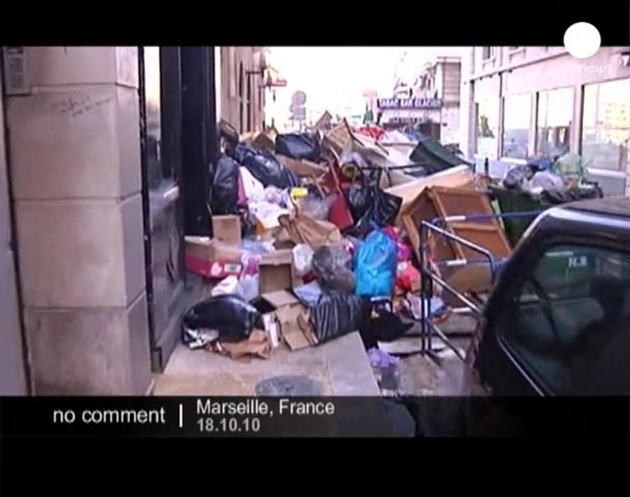 Strikes begin to bite in France - no comment