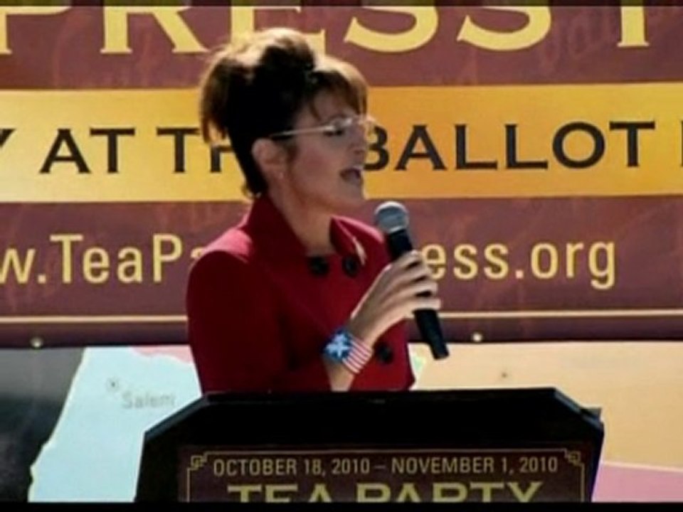 Palin starts Tea Party tour