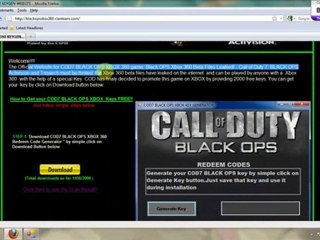 Free codes black ops game full 100% working 2000 free keys