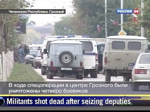 Militants storm Chechen parliament
