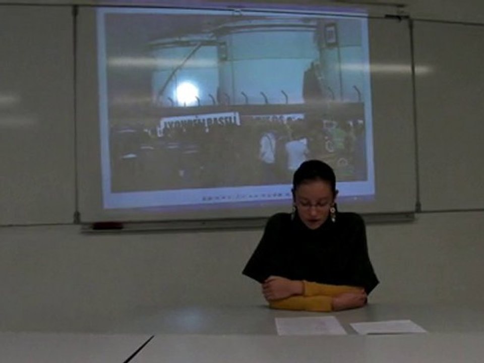 revue de presse vidéo de terminale du 19 octobre 2010