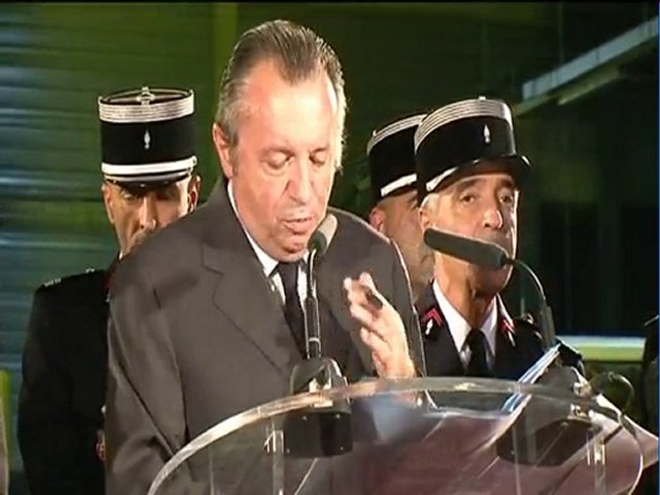 inauguration du Centre de Secours d'Aubagne 12.10.2010