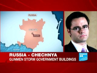 Gunmen attack parliament building in restive Chechnya