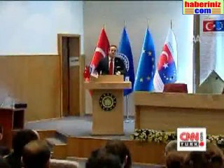 Egemen Bağış’a yumurtalı saldırı