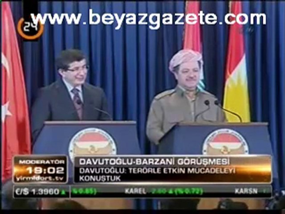 Davutoğlu Barzani Görüşmesi