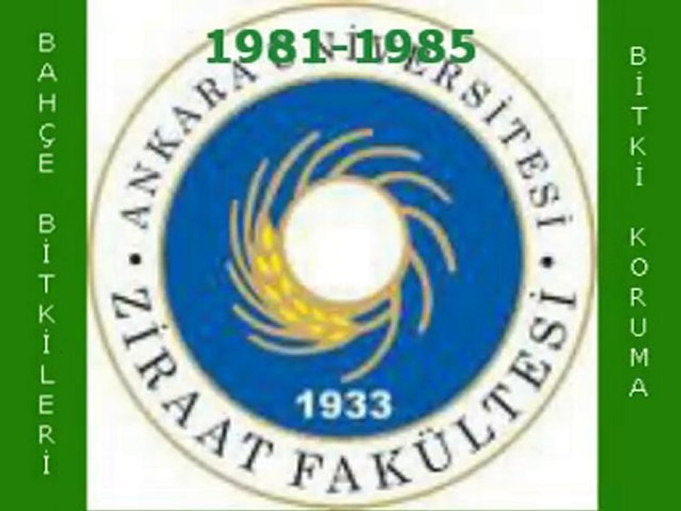 Bahçe Bitkileri+Bitki Koruma 1985 Mezunları Anıları