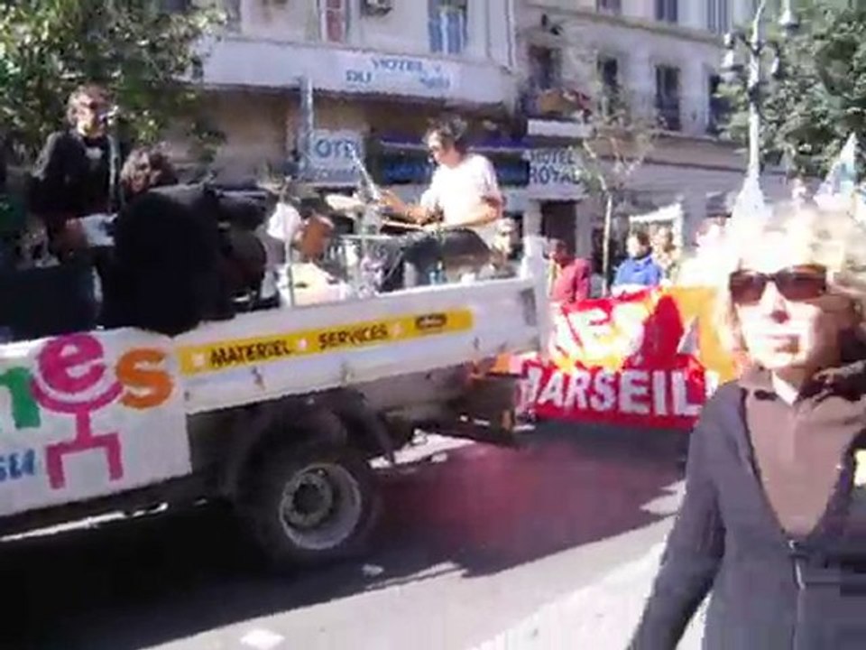 manif marseille orchestre rock 19 10 2010