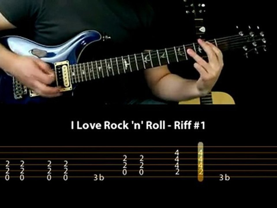 Learn Guitar - I Love Rock n Roll, Joan Jett And The Blackh
