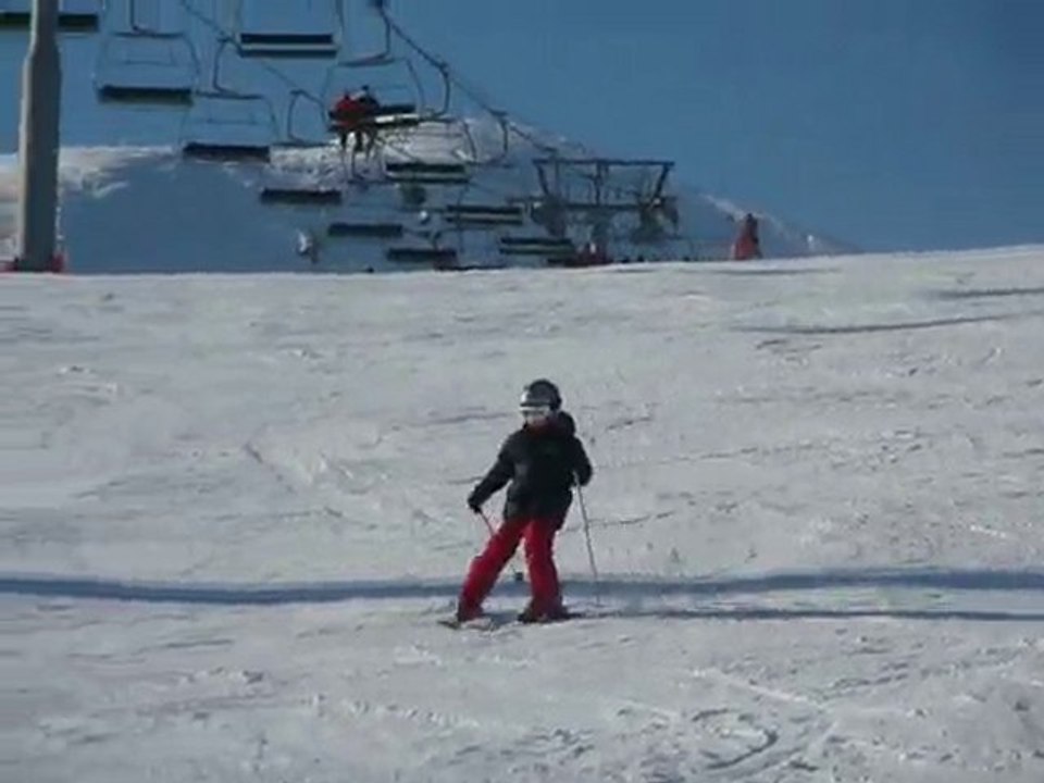 La Plagne 2010 - Clémentine tranquille