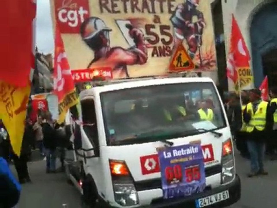 Manifestation 19 octobre 2010 à Clermont-Ferrand