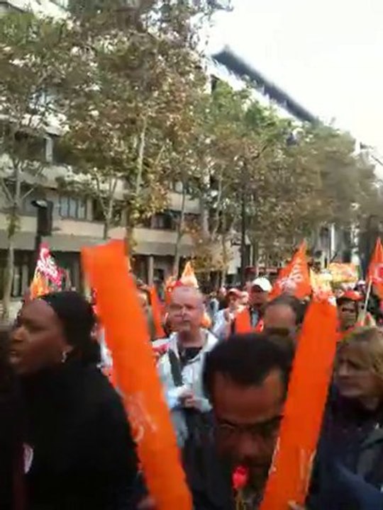 Manifestation à Paris 19 octobre 2010 CFDT