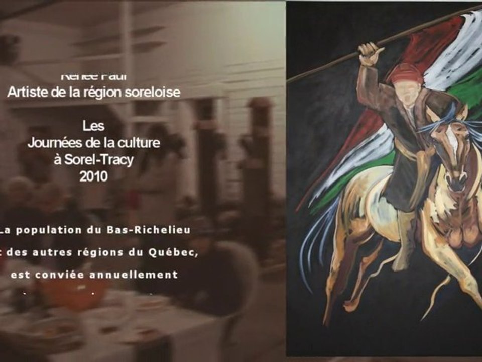 Renée Paul - Le cheval canadien - Journées de la culture
