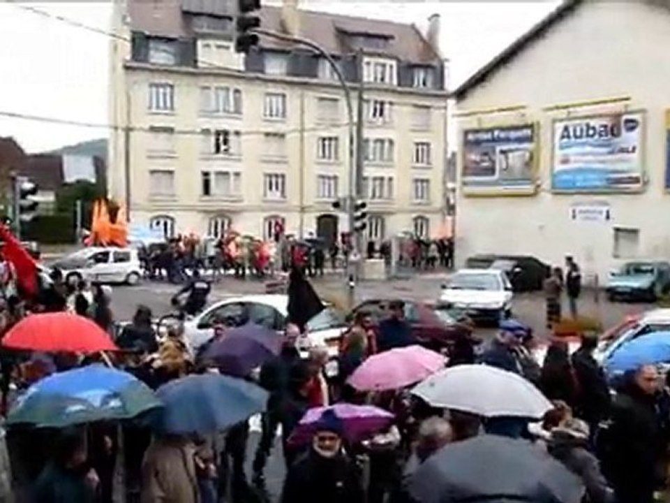 Manif lons Le Saunier 19/10/2010