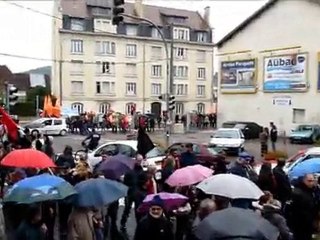Manif lons Le Saunier 19/10/2010