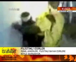 Filistinli Bayan Esire Karşı KÜSTAH Eylem