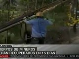 En 2 semanas entregarán cuerpos de mineros colombianos