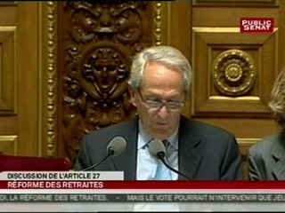 SEANCE,Suite de l'examen du projet de loi de réforme des retraites