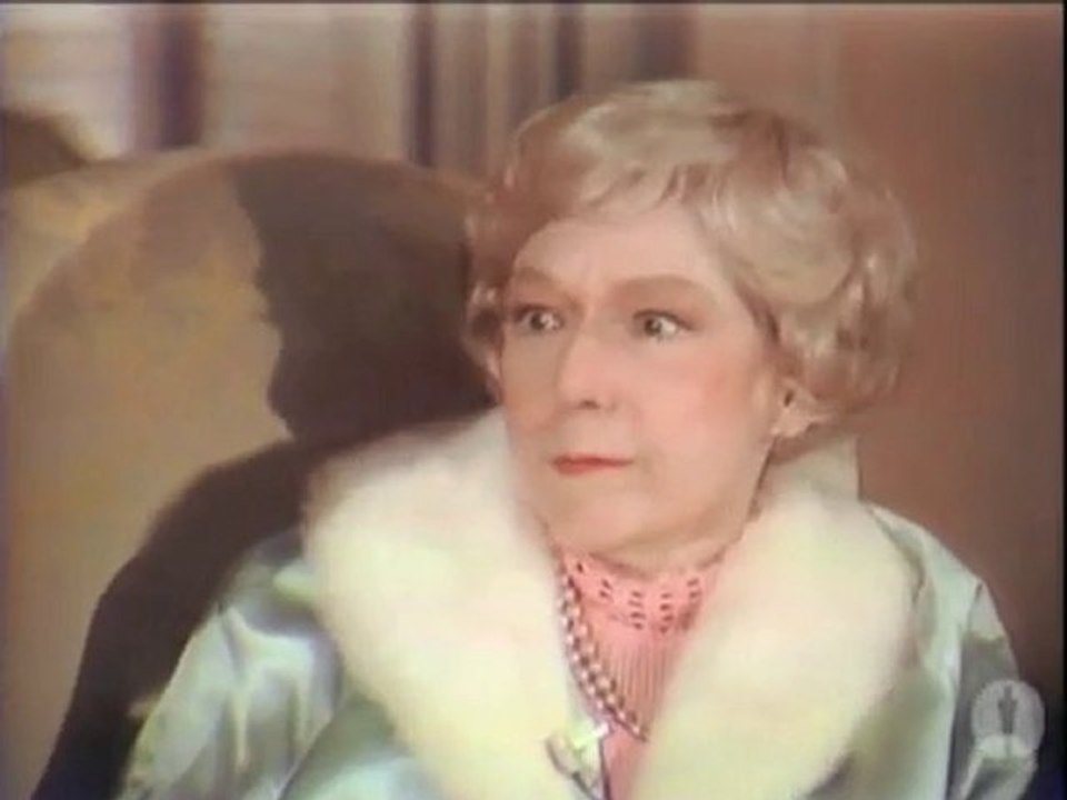 Mary Pickford Receiving An Honorary Award