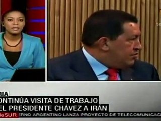 Hugo Chávez se encuentra en Teherán para hablar de economía y comercio