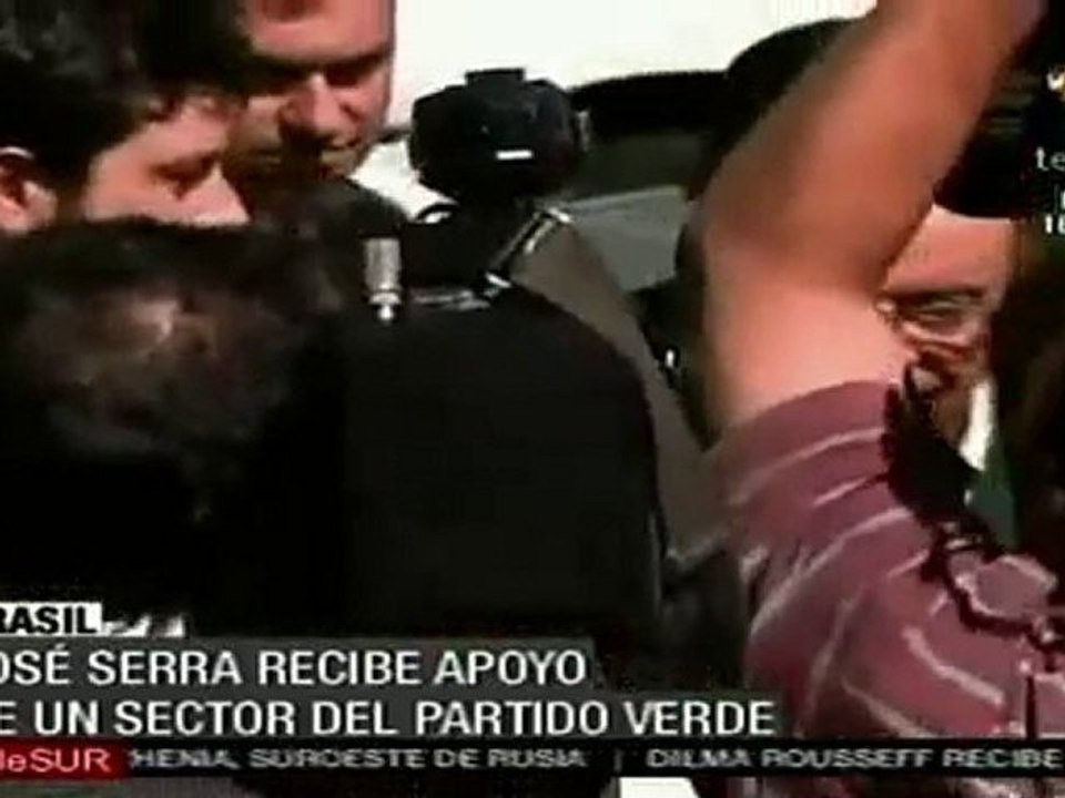 El Partido Verde de Brasil muestra su apoyo a Serra