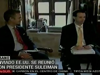Enviado de EE.UU. se reunió con presidente Suleiman