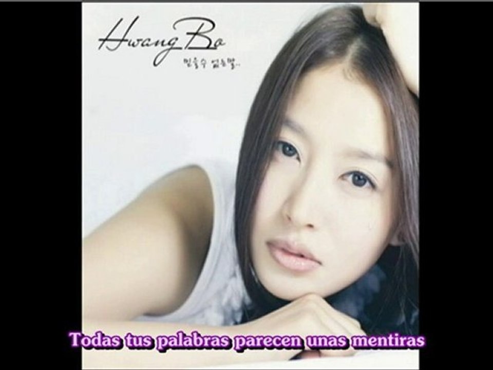 Hwang Bo - Can't Believe The Words [ Sub Español]