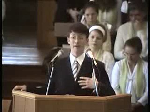 Христос воскрес! Антон Харин, Церковь ЕХБ, г.Тараз, 2009г