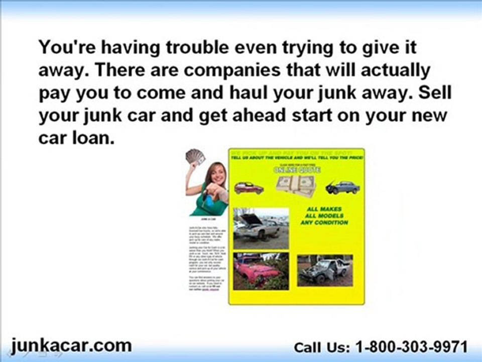 Get Rid Of Your Junk Car