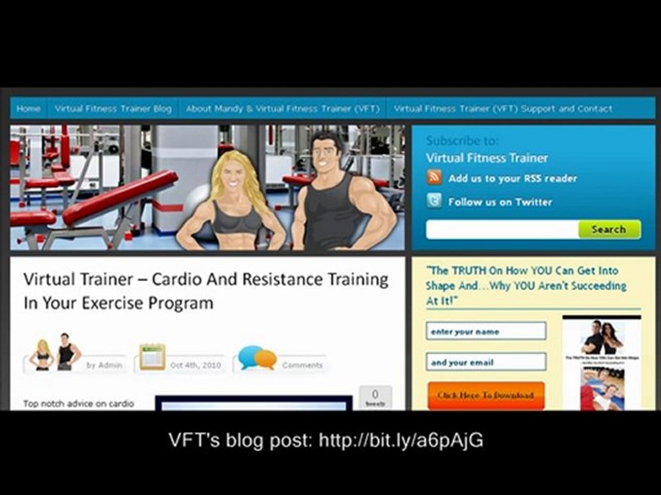 Virtual Trainer - Cardio and Resistance Training
