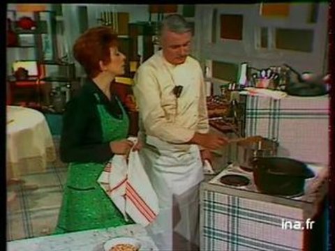 Soupe au pistou et pommes à la crème de Roger VERGE avec Marthe MERCADIER - Archive vidéo INA