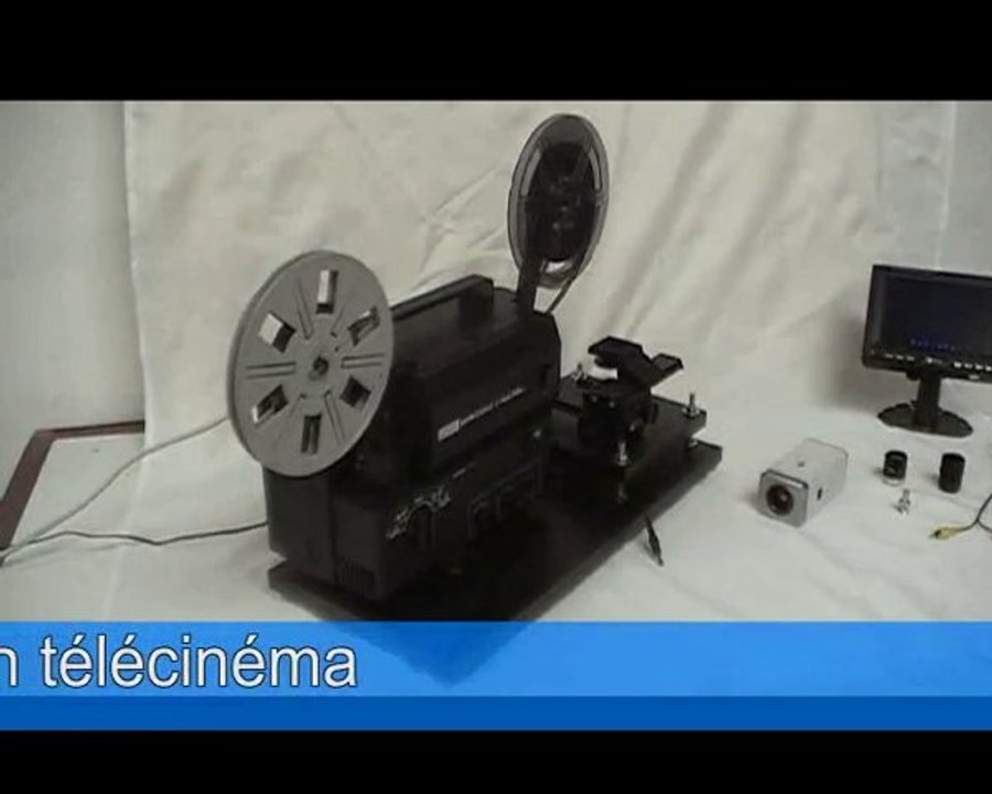 Demonstration de l'utilisation d'un télécinéma