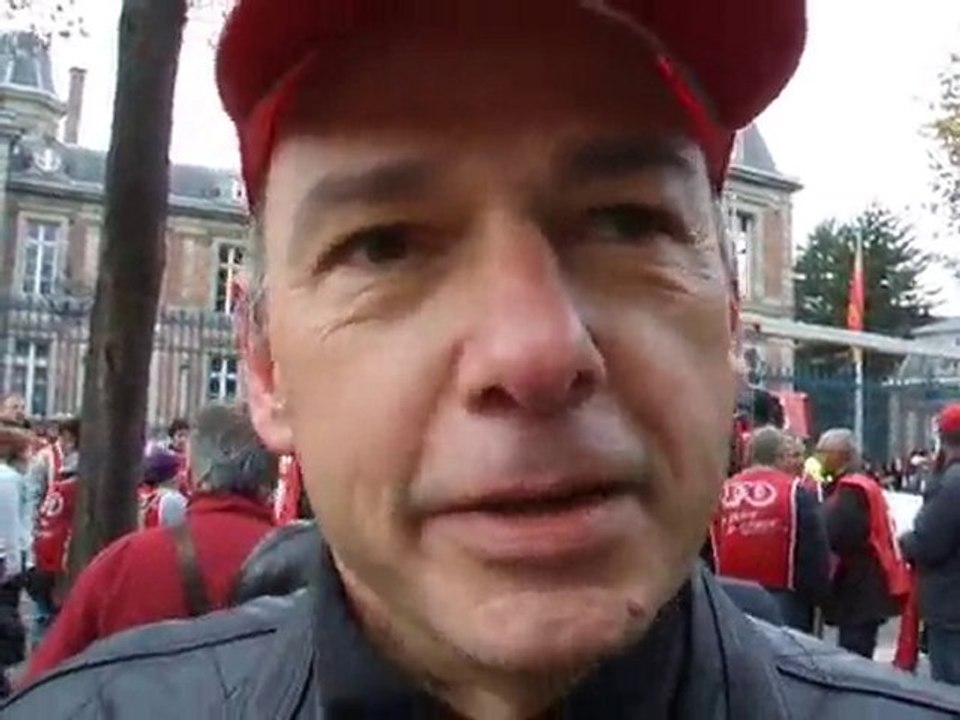 Colmar 19 octobre 2010 contre la réforme des retraites