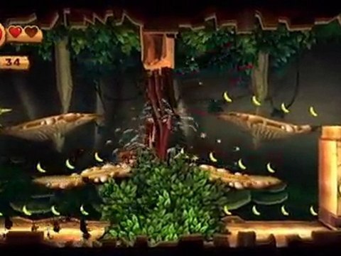 Donkey Kong Country Returns - Direct Feed Gameplay - Wii