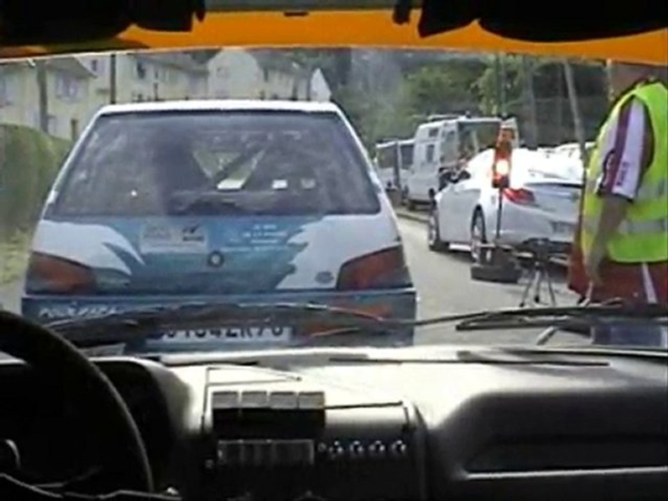 course de côte Arques: cam embarquée 205 rallye N1