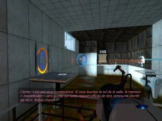 Tentative de Speedrun de Portal Partie 1