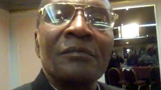 abbé josé mpundu au micro de Ali Kalonga (CCN)
