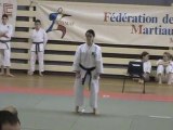 karaté ITKF gojushiho sho Championnat de France 2010 - gojushiho sho Fanny