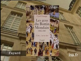 Cyril Grange : Les gens du bottin mondain 1903-1987