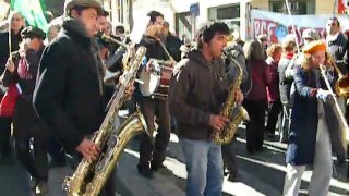 Music session in the demonstration